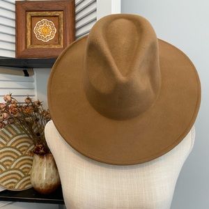 Wool brim hat